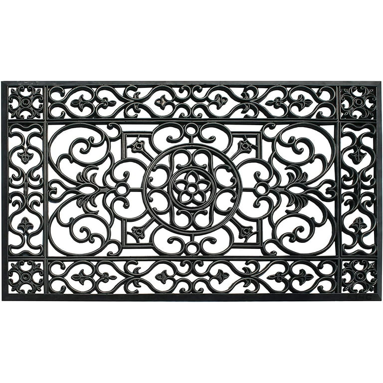 https://i5.walmartimages.com/seo/A1HC-First-Impression-Modern-Indoor-Outdoor-Rectangle-30-W-x-48-L-Easy-Clean-Black-Rubber-Grill-Doormat-Patio-Front-Door-All-Weather-Exterior-Doors-L_1c30f22b-9034-4016-a745-077d7212695d_1.2e65c9edd46d079a3bd1041b36821399.jpeg?odnHeight=768&odnWidth=768&odnBg=FFFFFF