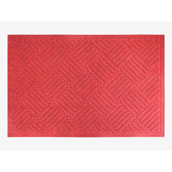 A1HC First Impression Parquet 24" X 36" Eco-Poly Indoor/Outdoor Mat