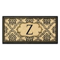 thumbnail image 1 of A1HC First Impression Uriel Bleached Coir Engineered Anti-shred Monogrammed Doormat (30" x 60"), 1 of 8
