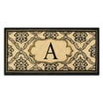 thumbnail image 1 of A1HC First Impression Uriel Bleached Coir Engineered Anti-shred Monogrammed Doormat (30" x 60"), 1 of 8