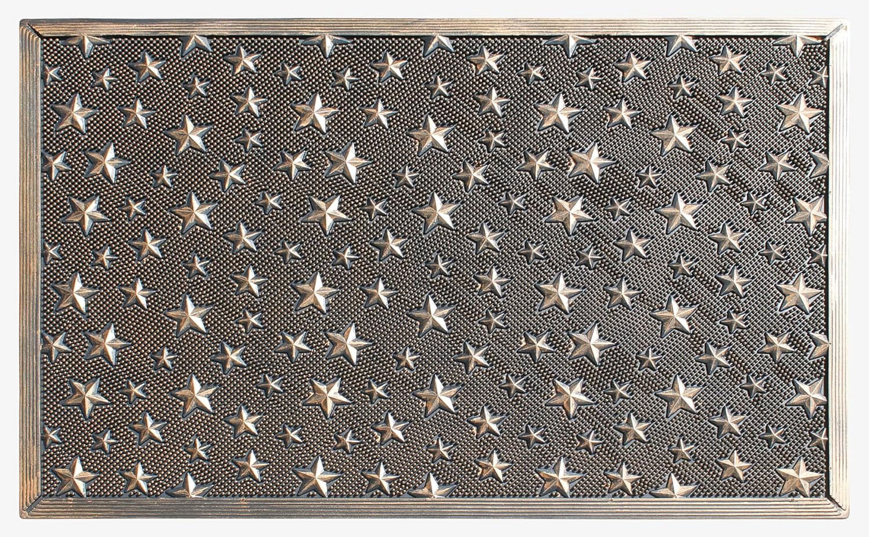 A1HC Good Luck Design Rubber Pin Welcome Door Mats 24"x36" for Outdoor Entrance, Fun Designed Doormat, Welcome Mats for Front Door Non-Slip Backing Rubber Doormat for Indoor Outdoor Use