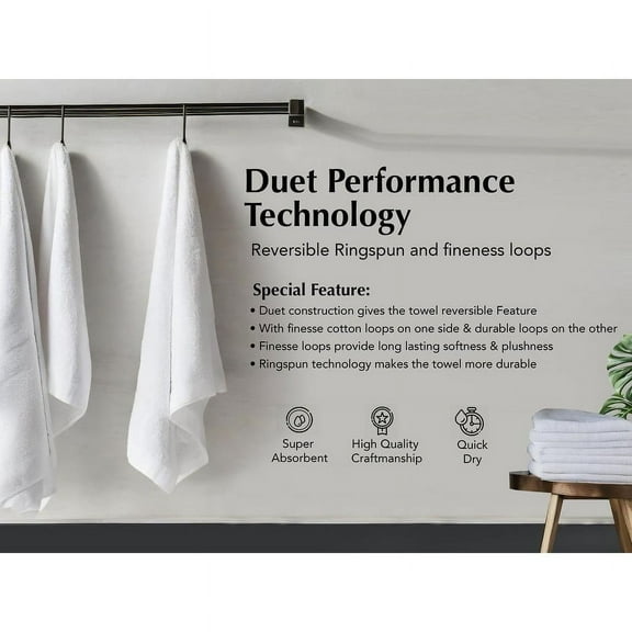 A1HC Hand Towel Set 500 GSM Duet Technology 100% Ring Spun Cotton Quick Dry & Highly Absorbent Towels, Zero Twist, Low Lint, Ultra Soft (Peach Blush, Towel Sets Pack of 6)