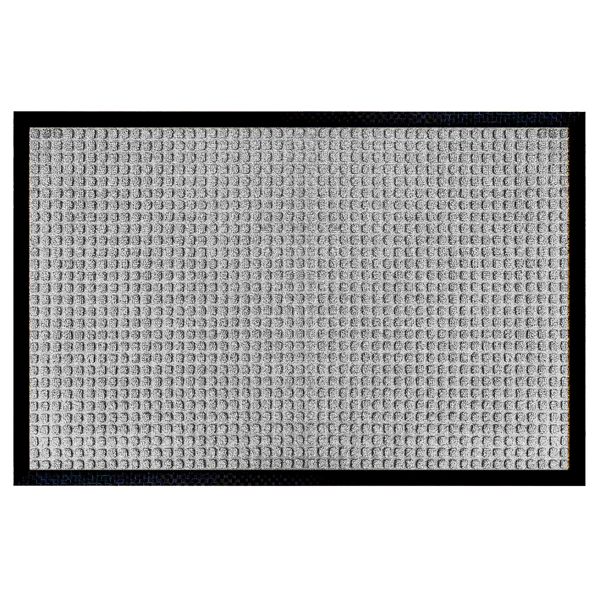 A1HC Indoor Outdoor Mat, Front and Back Entrance Welcome Mats, Front Door Patio Mats 16X24 Inches, Non-Slip Easy Clean Entrance Washable Doormats, Light Grey