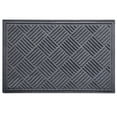 thumbnail image 1 of A1HC Indoor Outdoor Mat, Front and Back Entrance Welcome Mats, Front Door Patio Mats 18X30 Inches, Non-Slip Easy Clean Entrance Washable Doormats, Dark Grey, 1 of 8