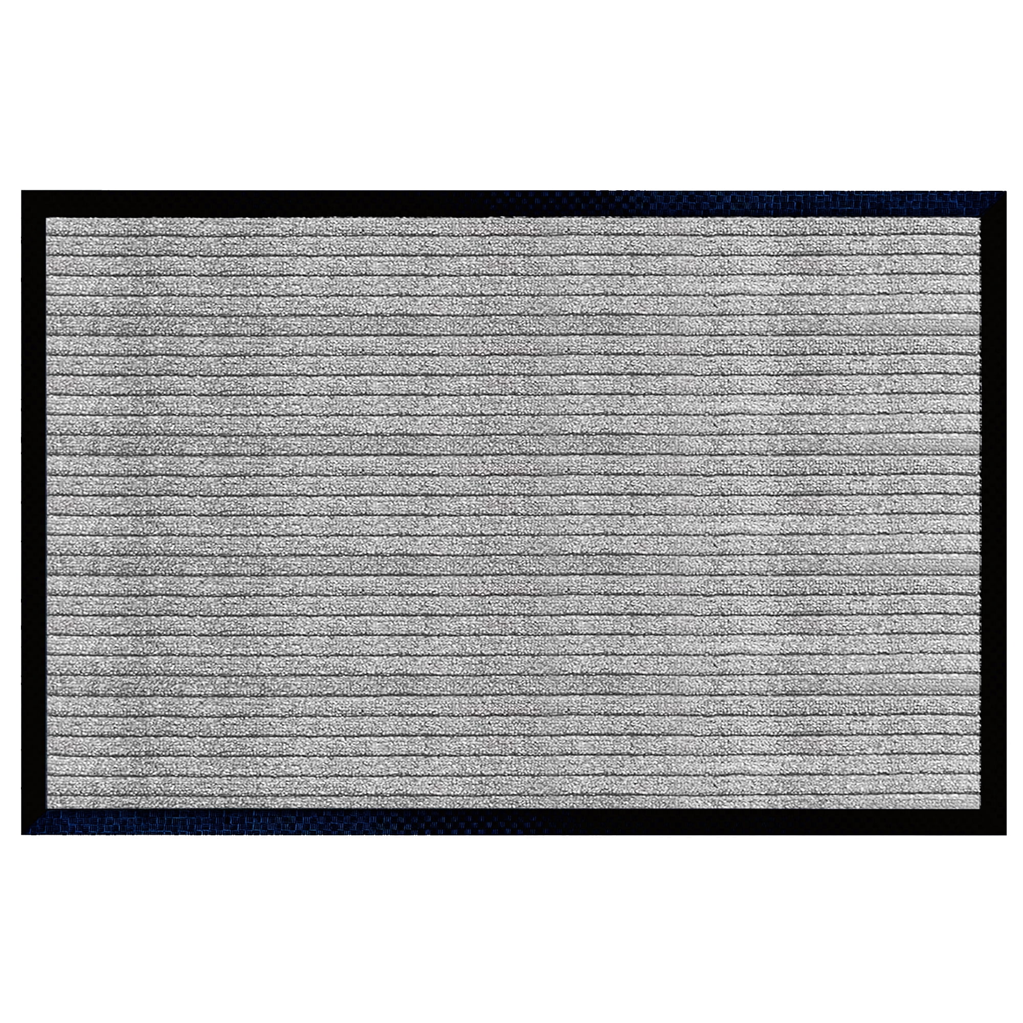 A1HC Indoor Outdoor Mat, Front and Back Entrance Welcome Mats, Front Door Patio Mats 47X71 Inches, Non-Slip Easy Clean Entrance Washable Large Size Doormat, Grey Stripe