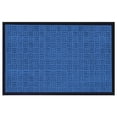 thumbnail image 1 of A1HC Indoor Outdoor Mat, Front and Back Entrance Welcome Mats, Front Patio Mats 32X48 Inches, Non-Slip Easy Clean Entrance Washable Large Size Doormats, Blue Criss Cross, 1 of 8