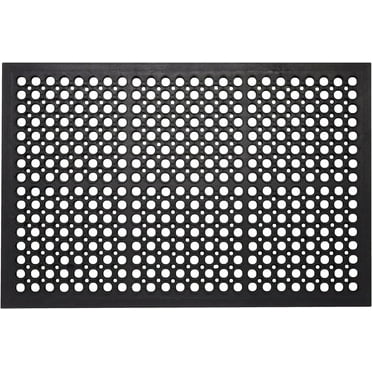 A1HC Indoor Outdoor Mat, Front and Back Entrance Welcome Mats, Large Front Door Patio Mats 24x36 Inches, Non-Slip Easy Clean Entrance Washable Large Size Doormats, Black
