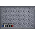 thumbnail image 1 of A1HC Indoor Outdoor Mat, Front and Back Entrance Welcome Mats, Large Front Door Patio Mats 24x36 Inches, Non-Slip Easy Clean Entrance Washable Large Size Doormats, Dark Grey, 1 of 7