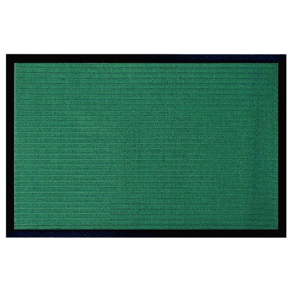 A1HC Indoor Outdoor Mat, Front and Back Entrance Welcome Mats, Large Front Door Patio Mats 32X48 Inches, Non-Slip Easy Clean Entrance Washable Large Size Doormats, Green