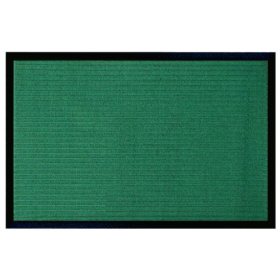 A1HC Indoor Outdoor Mat, Front and Back Entrance Welcome Mats, Large Front Door Patio Mats 36X60 Inches, Non-Slip Easy Clean Entrance Washable Large Size Doormats, Green