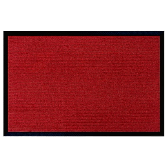 A1HC Indoor Outdoor Mat, Front and Back Entrance Welcome Mats, Large Front Door Patio Mats 47X71 Inches, Non-Slip Easy Clean Entrance Washable Large Size Doormats, Red