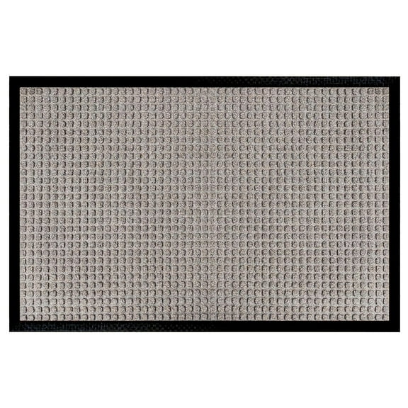 A1HC Indoor Outdoor Mat, Front and Back Entrance Welcome Mats, Large Front Door Patio Mats 47X71 Inches, Non-Slip Easy Clean Entrance Washable Large Size Doormats, Beige