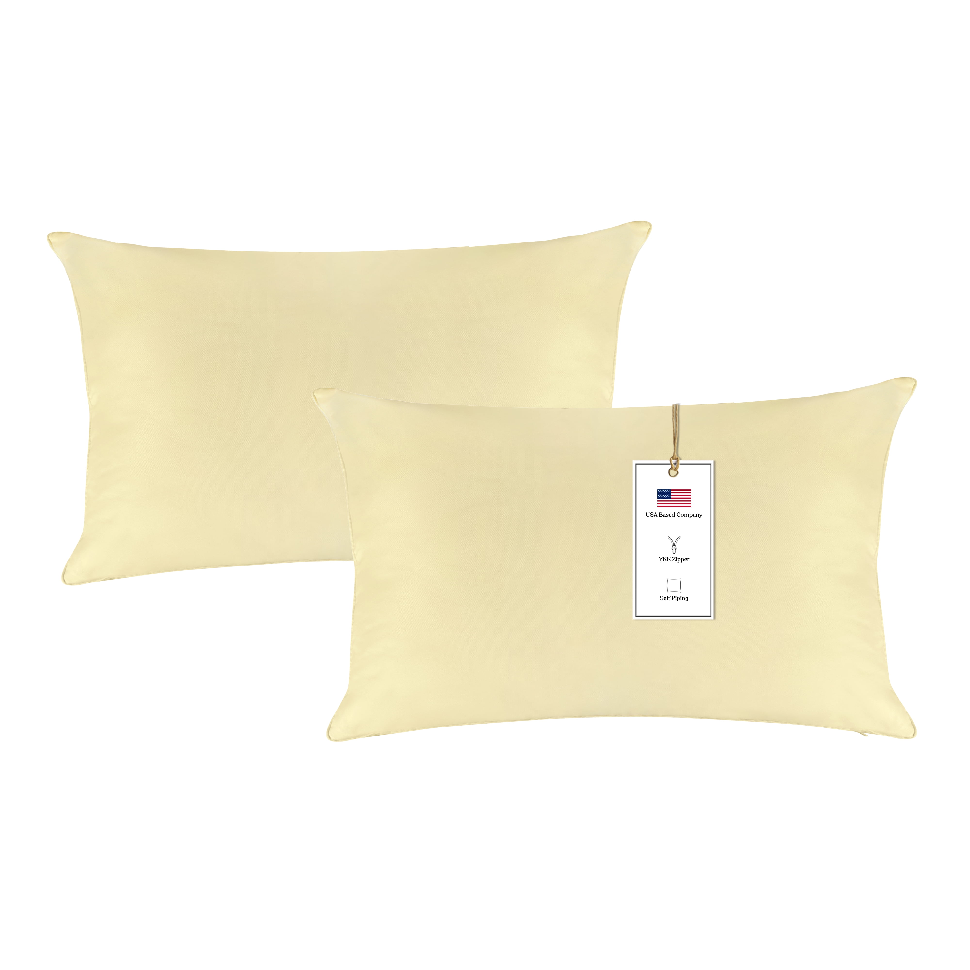 A1HC Outdoor Waterproof Pillow Covers 12x20 Inch, Pack of 2, Pale leaf – Luxurious Decorative Throw Pillow Covers for Garden, Sofa & Chairs