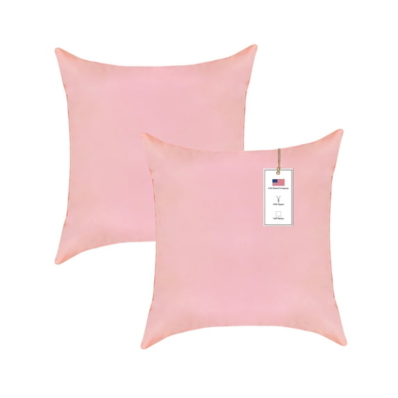 A1HC Outdoor Waterproof Pillow Covers 18x18 Inch, Pack of 2, Pink Flare – Luxurious Decorative Throw Pillow Covers for Garden, Sofa & Chairs