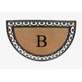 thumbnail image 1 of A1HC Natural Coir Monogrammed Door Mat For Front Door, 30"x48", Anti-Shed Treated Durable Doormat for Outdoor Entrance, Heavy Duty, Low Profile, Easy to Clean, Long Lasting Front Porch Entry Rug, 1 of 1