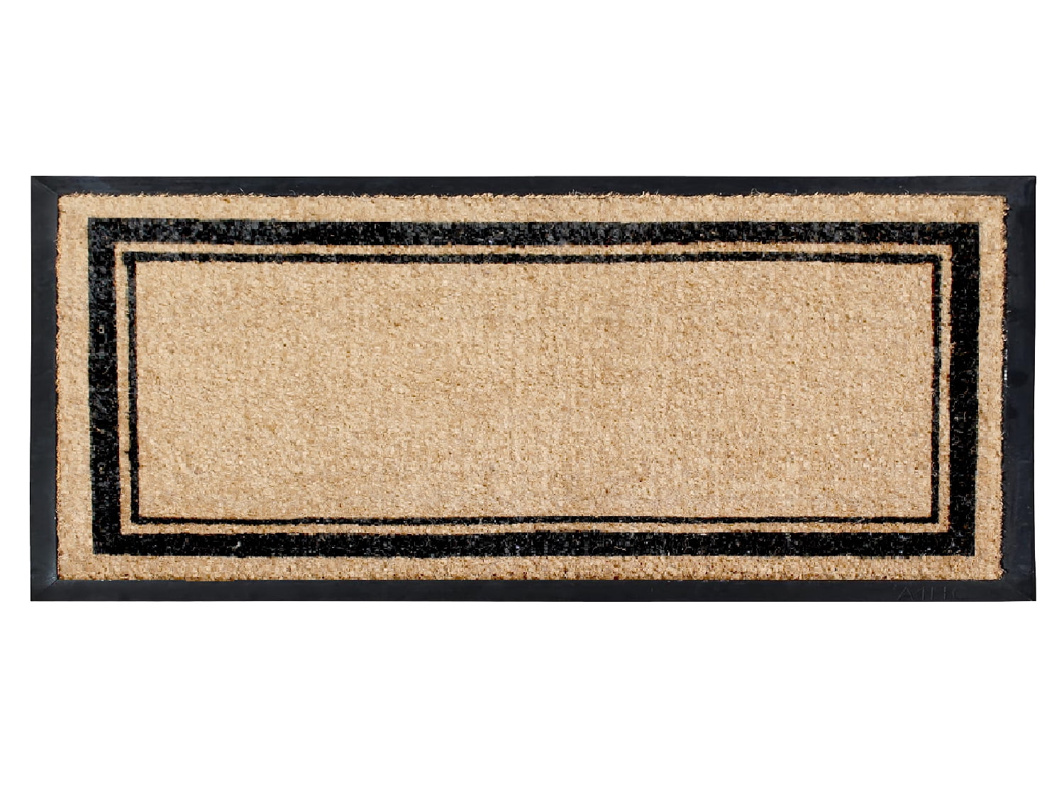 A1HC 30"x60" Natural Coir & Rubber Markham Picture Frame Door Mat, Heavy-Duty, Anti-Shed, Fade-Resistant, Durable Outdoor Welcome Mat