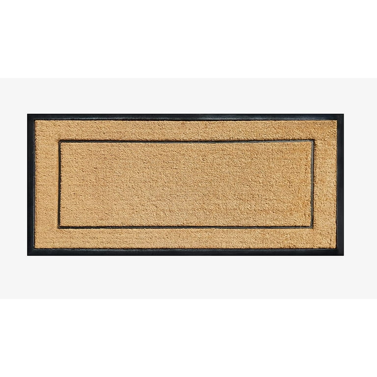 A1HC Natural Coir & Rubber Extra Large Door Mat, 36”X72”, Thick Durable  Doormat for Outdoor Entrance, Heavy Duty, Low Pile, Easy to Clean, Long