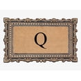 thumbnail image 1 of A1HC Natural Rubber & Coir 24x36 Monogrammed Doormat For Front Door, Anti-Shed Treated Durable Doormat for Outdoor Entrance, Heavy Duty, Low Profile, Easy to Clean, Long Lasting Front Porch Entry Rug, 1 of 6