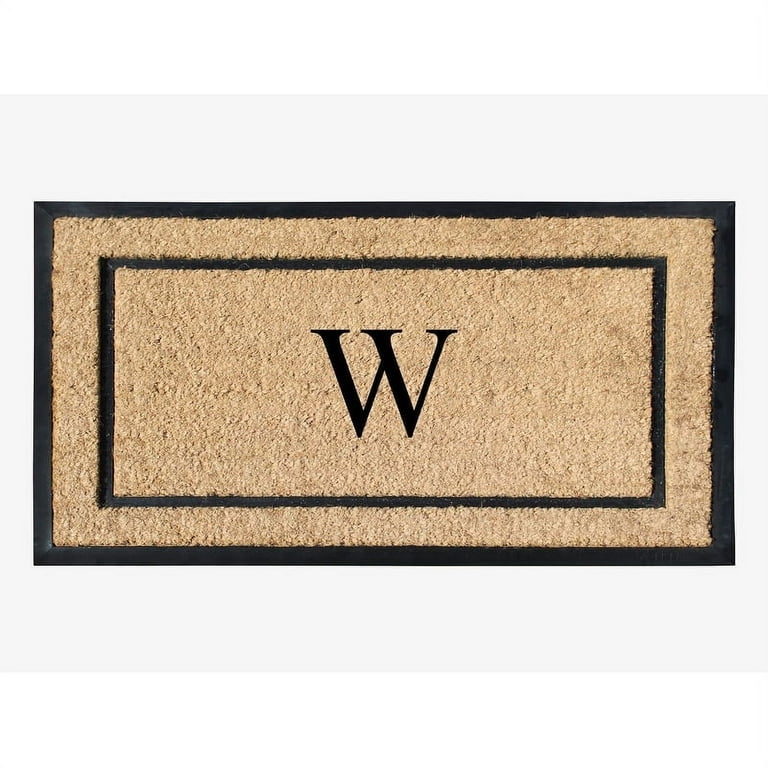 https://i5.walmartimages.com/seo/A1HC-Rubber-Coir-Monogrammed-Door-Mat-For-Front-Door-24x39-Anti-Shed-Treated-Durable-Doormat-Outdoor-Entrance-Heavy-Duty-Low-Profile-Easy-Clean-Long-_9c1bd291-0d4a-4b12-8142-a2212454b2c0.8601864f97dc44c25ae02ff5c0a169cb.jpeg?odnHeight=768&odnWidth=768&odnBg=FFFFFF