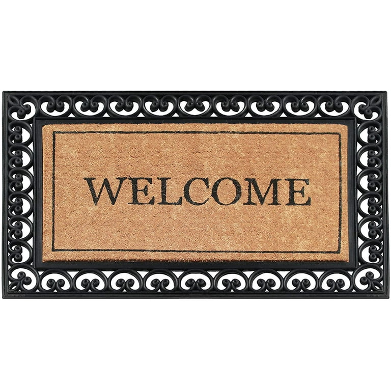 https://i5.walmartimages.com/seo/A1HC-Rubber-and-Coir-Welcome-Classic-Paisley-Border-Double-Door-Doormat-30-X48-Black-Beige_06f409fd-1726-49d2-84ec-21b35cbb4428.b9608c824d02b88ea4005c7e1864326c.jpeg?odnHeight=768&odnWidth=768&odnBg=FFFFFF