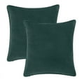 thumbnail image 1 of A1HC Set of 2 Luxurious Soft Velvet Throw Pillow Covers Only, 22"x22", Forest Green, Decorative Cushion Covers with Hidden YKK Zipper for Sofa or Bed, 1 of 5