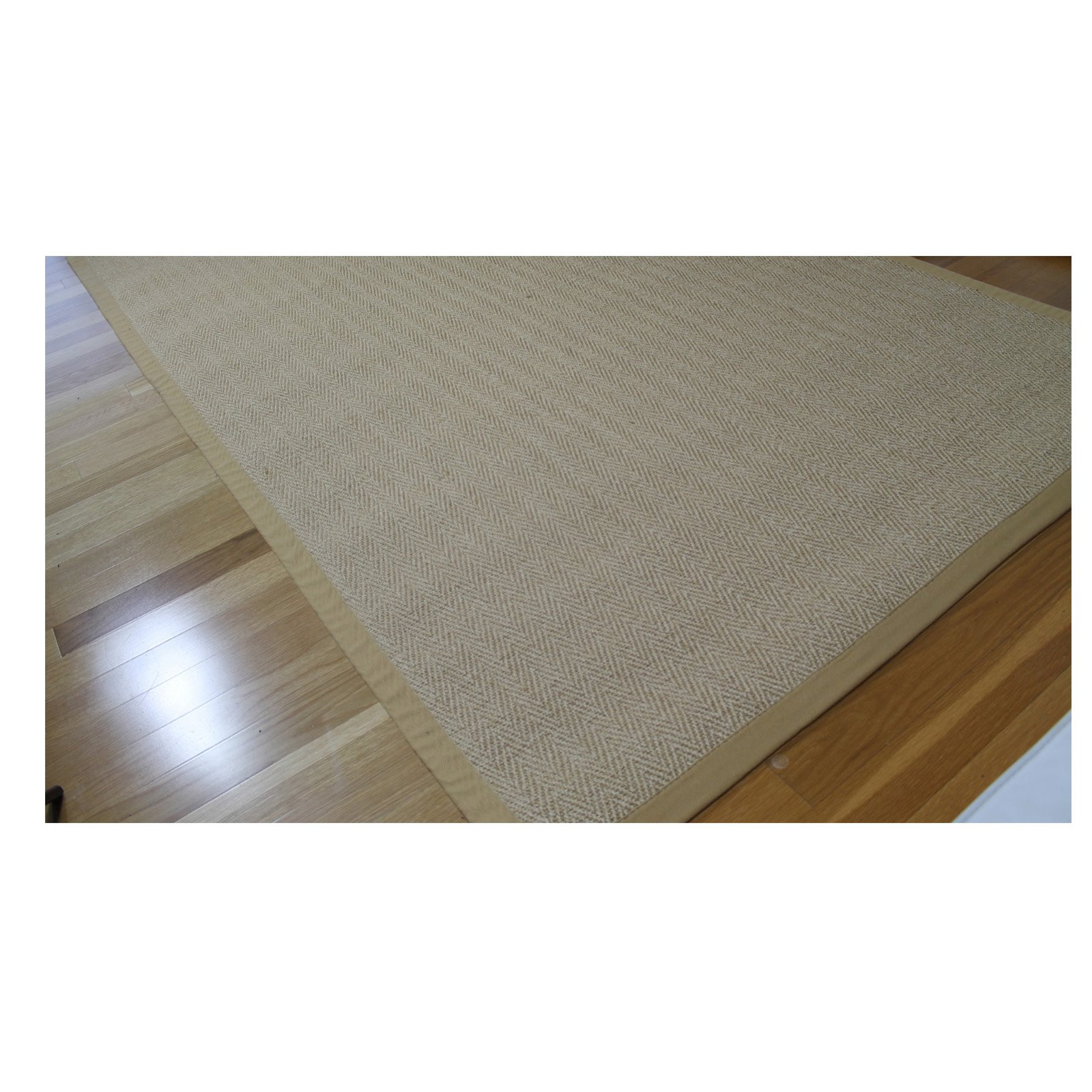 A1HC Sisal Rug Natural Fiber Area Rug NonSkid Latex Backing Sisal Rug for Entryway, Dining or