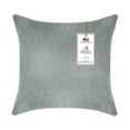 thumbnail image 1 of A1HC Hypoallergenic Down Alternative Decorative Throw Pillow, 24x24 in, Square, Pack of 1, Dove Grey, 1 of 5