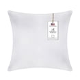 thumbnail image 1 of A1HC Hypoallergenic Down Alternative Decorative Throw Pillow, 20x20 in, Square, Pack of 1, White, 1 of 5