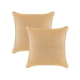 thumbnail image 1 of A1HC Hypoallergenic Down Alternative Pillow Inserts, 22x22 in, Square, Pack of 2, Mocha, 1 of 7