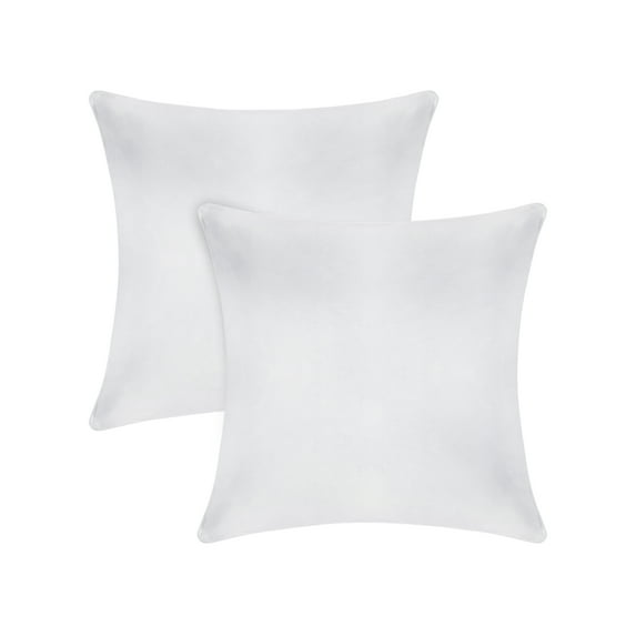 A1HC Hypoallergenic Down Alternative Pillow Inserts, 20x20 in, Square, Pack of 2, White