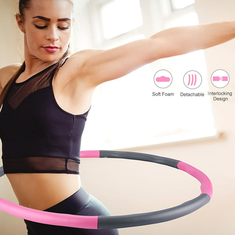 A1R Fitness Weighted Hula Hoop for Adults Fun Single Heavy Exercise Hoop with Wavy Ridges Soft Padding Walmart