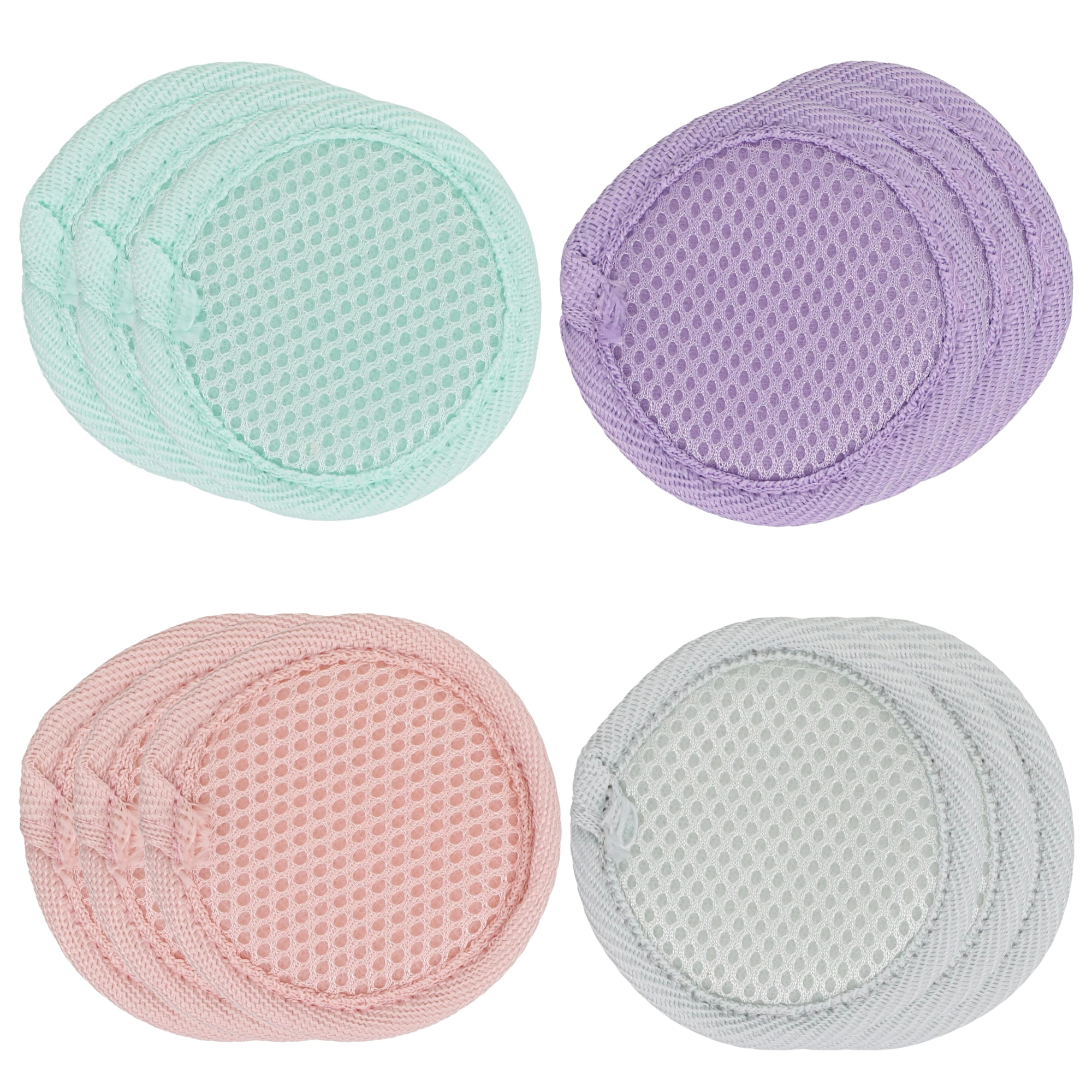 A1U Microfiber Spa Facial Scrubbers, Assorted Soft and Absorbent
