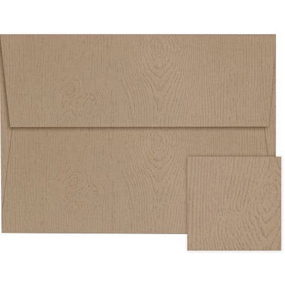 A2 (4 3/8 x 5 3/4) - Oak - Oak Woodgrain (1000 Qty.)