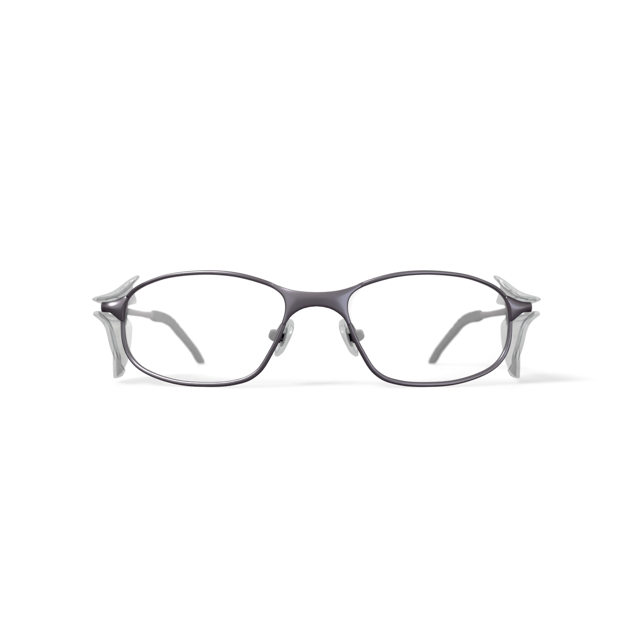 Hilco Vision A2 550 Prescription Safety Glasses, Pewter, OSHA Compliant ANSI Z87.1