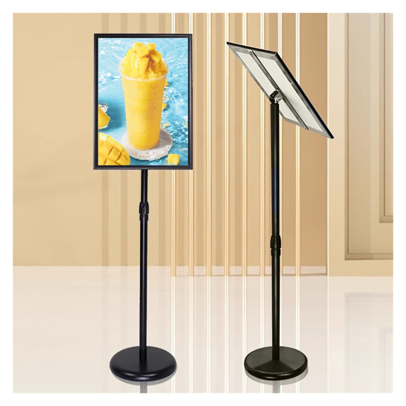 A2 A3 A4 Sign Stand Display Poster Stand with Heavy Duty Base,Floor ...