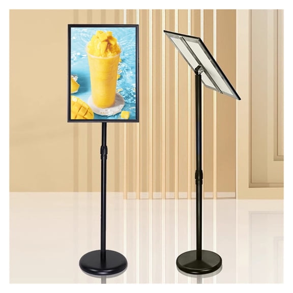 A2 A3 A4 Sign Stand Display Poster Stand with Heavy Duty Base,Floor Standing Sign Holder for Outdoor Signage Stand Menu Holder Sign Display Stand
