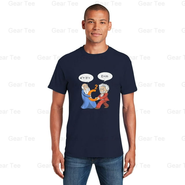 A2 B2 E MC, Funny, Fun, School, Scientist, Cool, Gift, Physics, Math, Humor, Einstein T-Shirt Unisex, up to 5XL