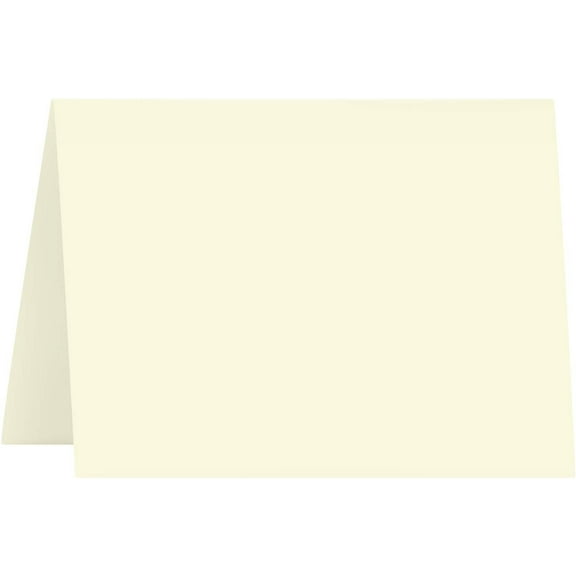A2 Blank Cream Foldover Greeting Cards  Great for Holiday, Weddings, Announcements, Invitations | 4 1/4 X 5 1/2 (When Folded) | Durable and Thick 80lb (216gsm) Card Stock | 50 per Pack