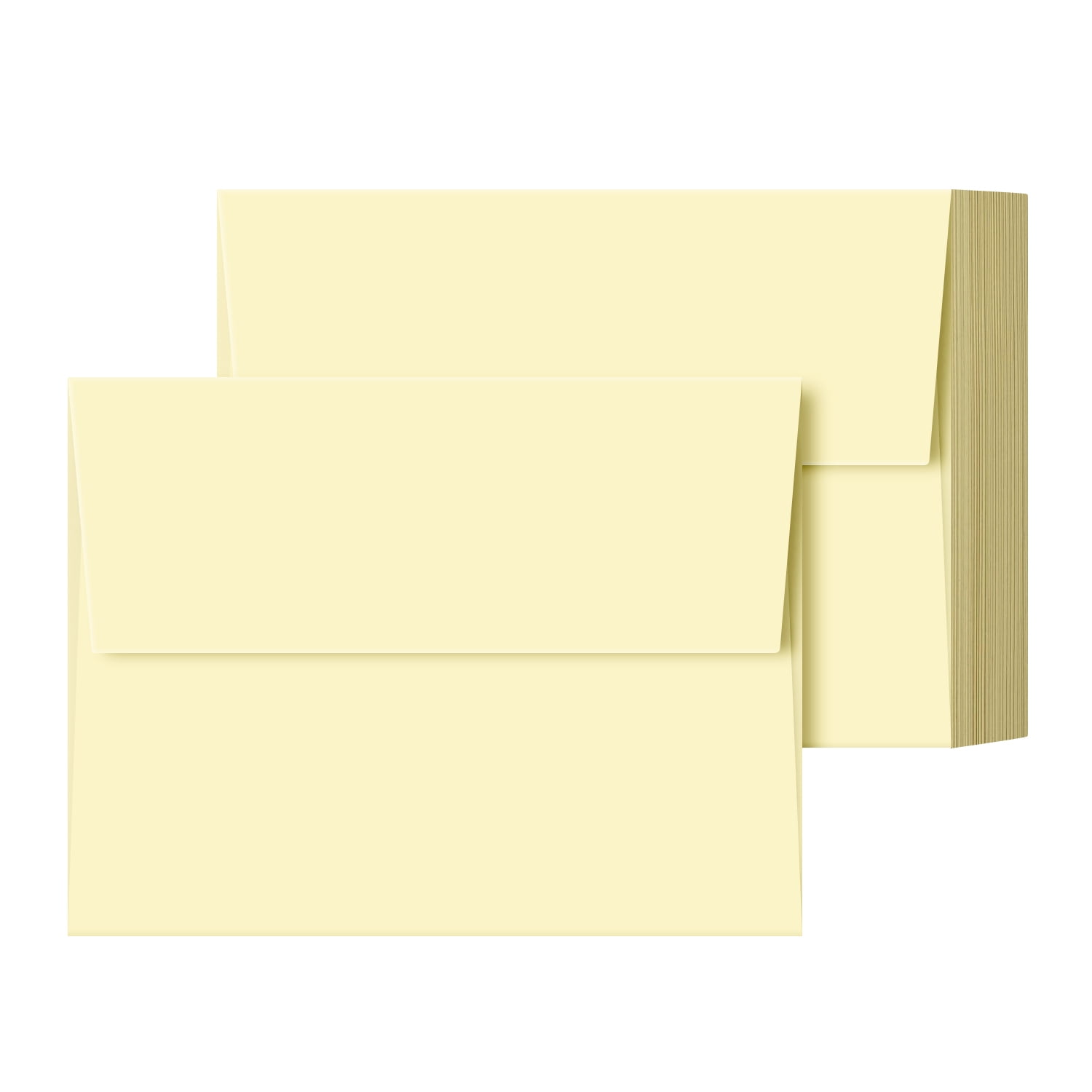 A2 Cream Envelopes – Fits 4.25" x 5.5" Greeting Cards, Wedding Invitations, Photos, Announcements – 28lb Bond, 70lb Text, 105 GSM – 4 3/8" x 5 3/4" – 100 per Pack