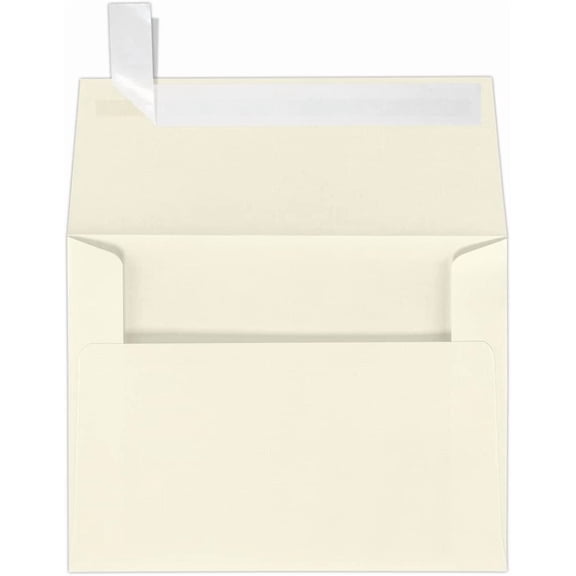 A2 Invitation Envelopes | Peel & Press | 4 3/8" x 5 3/4" | Natural Linen | 80lb. Text | 50 Qty