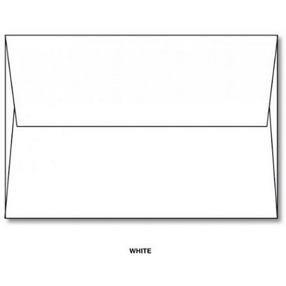 A2 White Envelopes 24lb Square Flap (4 3/8 x 5 3/4) (100 Pk)