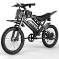 thumbnail image 1 of A20 Electric Dirt Bike for Adults, 20*4.0 Fat Tire E-Mountain Bicycle with 28 MPH, 500W Motor 48V 18.2Ah 7-Speed UL2849, LCD Display with NFC Unlock, 1 of 6