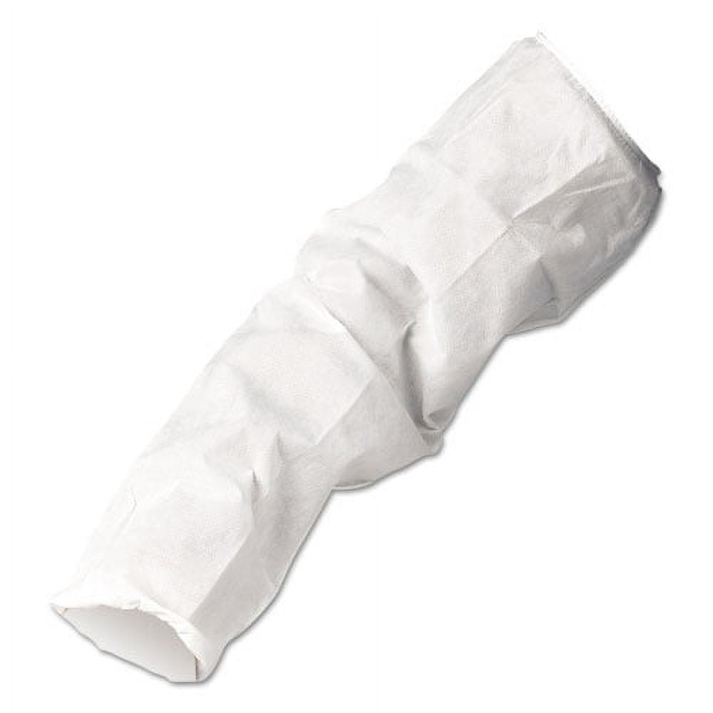 A20 Sleeve Protectors, MICROFORCE Barrier SMS Fabric, One Size Fits All, White, 200/Carton A20 Sleeve Protectors, MICROFORCE Barrier SMS Fabric, One Size Fits All, White, 200/Carton