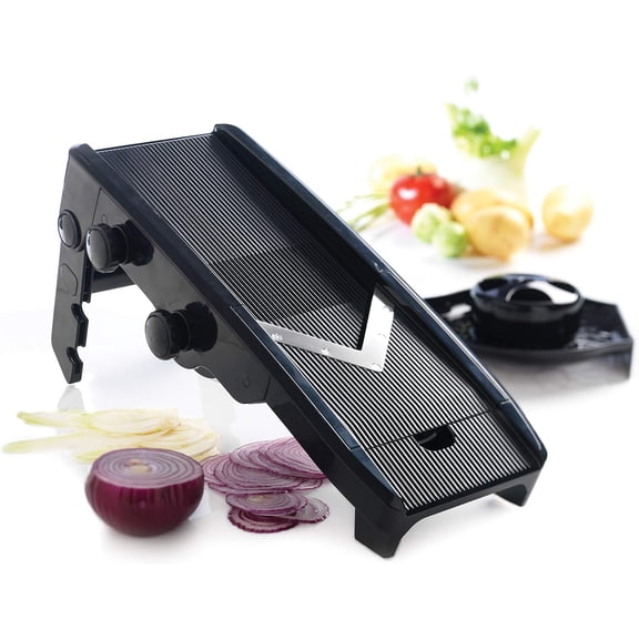 A20900 V-Blade Mandoline Slicer with Adjustable Blades for Kitchen
