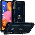 thumbnail image 1 of A20s Case, Samsung Galaxy A20s Case [ Military Grade ] 15ft. Drop Tested Protective Case with Magnetic Car Mount Ring Holder Stand Cover for Samsung Galaxy A20s - Blue, 1 of 12