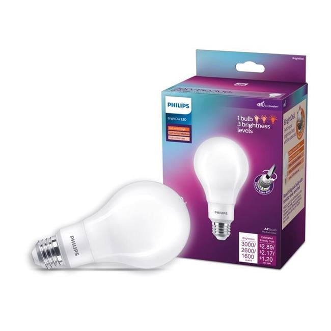 A21 E26 Medium LED Bulb, Soft White - 100W Equivalence