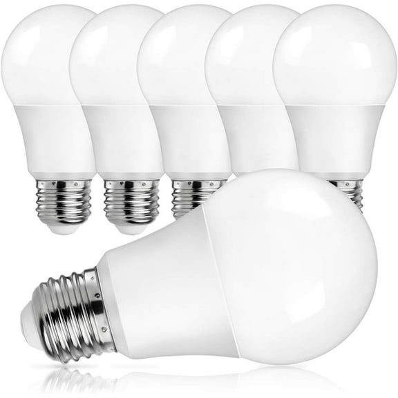 A21 LED Light Bulbs, 150 Watt Equivalent Natural White 4000K, 2200LM, E26 Base, Non-Dimmable, 20W Bulbs Commercial Lighting, Pack of 6