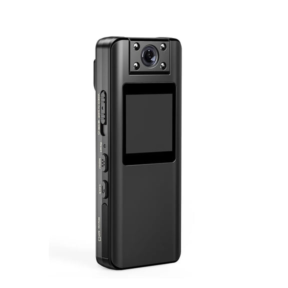 A22 Portable Mini Body Mounted Camera 1080P HD 4pcs IR Night Vision Light With Back Clip Motion Detection Camcorder ,Ultra-HD Quality