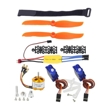 A2212 1400KV Brushless 8060 Propeller 30A ESC for RC Fixed Wing Plane DIY With 2pcs