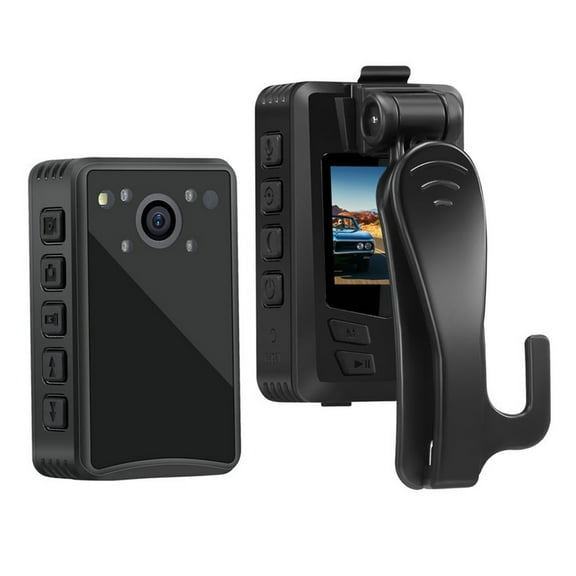 A23 Police Body Camera HD 1080P DVR Video Security Cam IR Night Vision Mini Camcorders with 14 H Long Battery Life Recording ,True Resolution